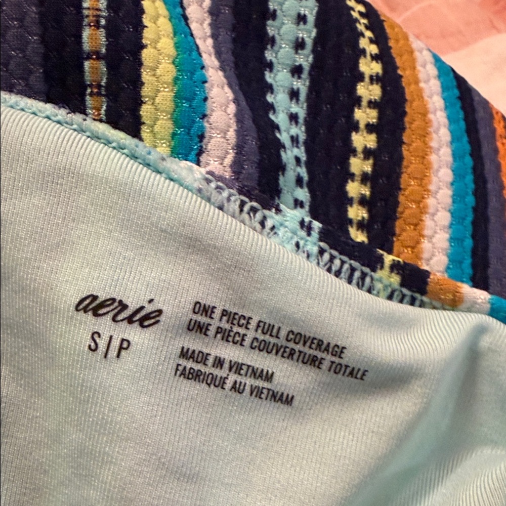 Aerie Multicolor Striped Swimsuit - Picture 6 of 7
